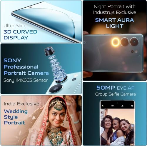 Image of vivo V29 Pro 5G (Space Black, 12GB Ram, 256GB Storage) New