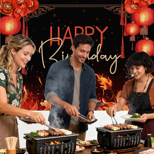 Fondo Fotográfico 7x5ft Tema Japanese Hibachi miniatura 2