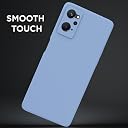 Pikkme Back Cover for Oppo A76 / Oppo A96 / Oppo A36 | Camera Protection Shockproof Soft Matte Silicone Bumper Case (Aqua Blue) gallery image