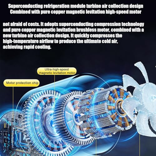 Ventilador portátil recargable y personal de cuello plegable de 180° 6