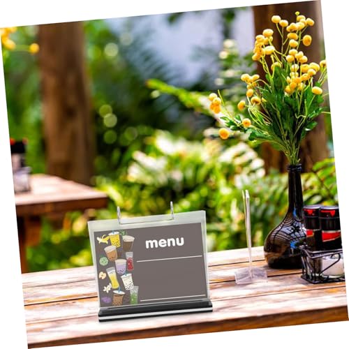 Présentoir menu restaurant horizontal et support bureau pour affichage table de publicité