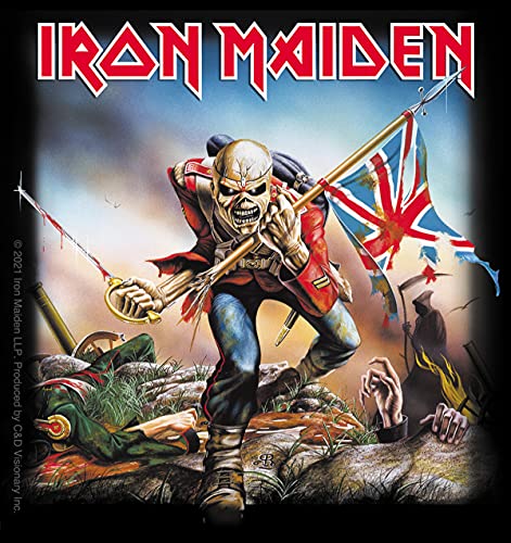 Image of Iron Maiden British Flag Sticker