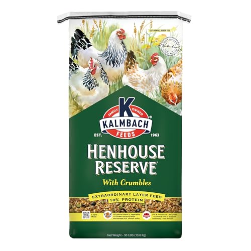 Kalmbach Feeds Henhouse Reserve® Whole Grain Layer Feed with Crumbles for Poultry
