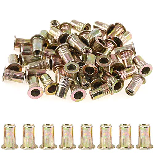 Rustark Gewindeeinsatz Nietmuttern Sortiment Kit, 120 Stk.
