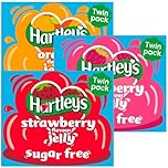 Jelly Bundle With Hartley Sugar Free Orange Jelly Crystals, Raspberry Jellys Crystals and Strawberry Jellys Crystal 23g Each (3 Pack)