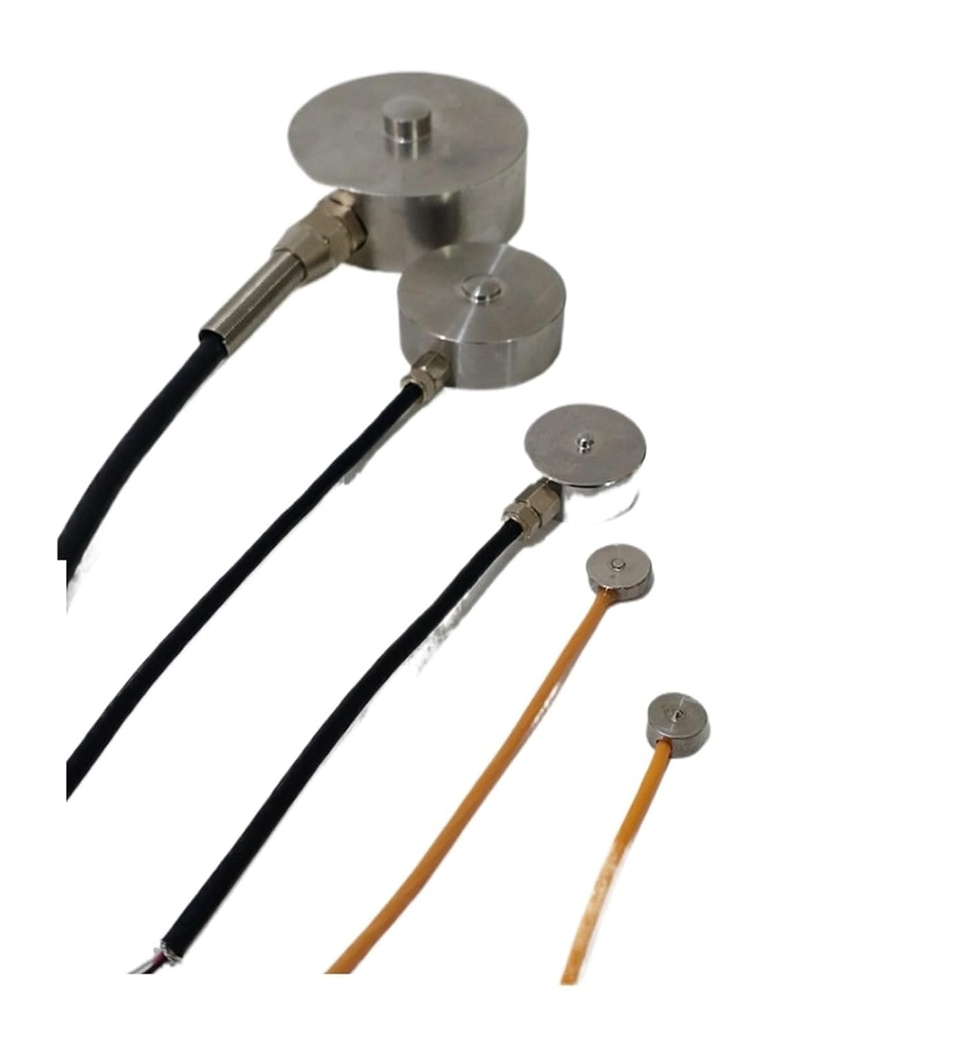 1 Pcs Diaphragm Type Micro Weighing Pressure Sensor Circular Force Measurement Anti-Eccentric Load Bump Small Size 10KG 200N 50KN (Color : 0 100KG, Size : Diameter 8 Height 6)