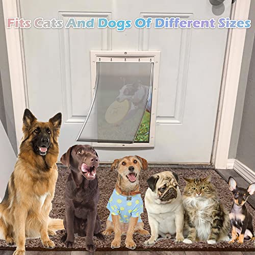 Large Dog Door Replacement Flaps Compatible, Easy to Install Replace, Durable&Reduce Noise Dog Door(10 1/8\" x 16 7/8\") - Thumbnail 7