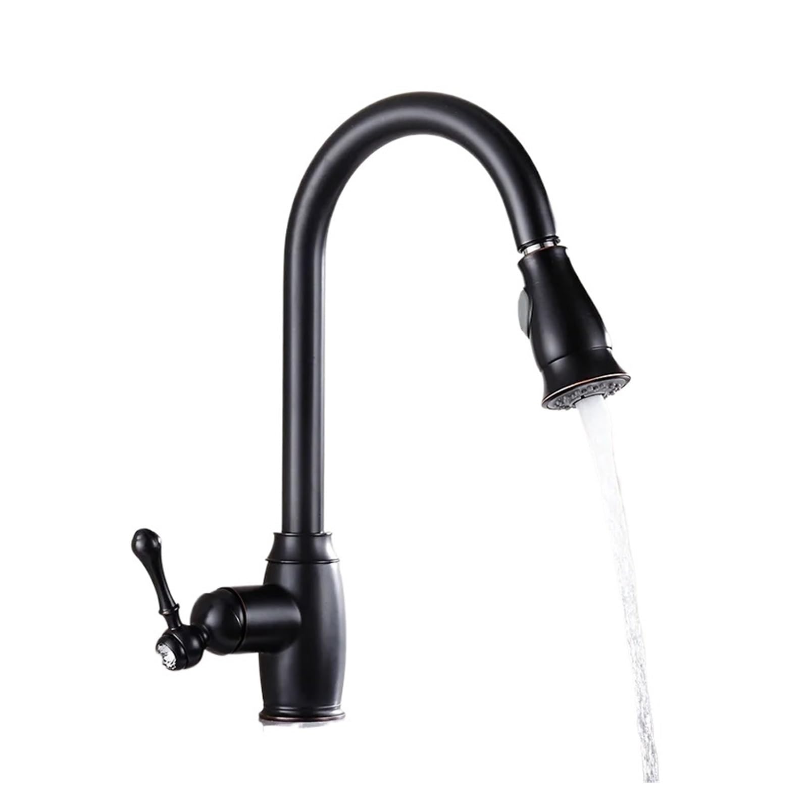 Grifo de lavabo extraíble de cobre puro