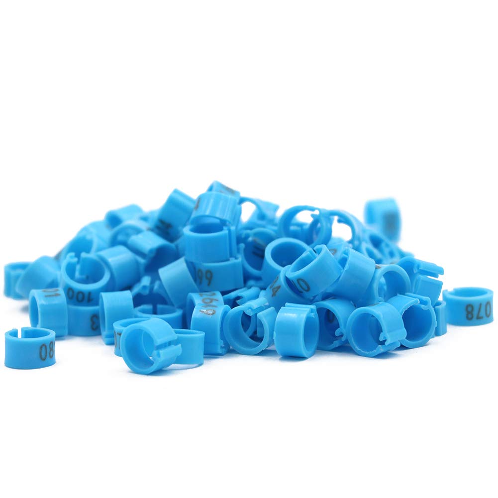 100 Anelli Numerati Per Zampe Pollame - Clip 8mm Per Galline, Anatre, Piccioni E Uccelli - Foto 5