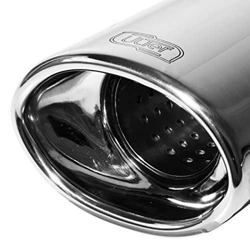 Escape Civic VI HB 1.5i 1.6i de acero inoxidable con terminal ovalado de alta resistencia 120x80