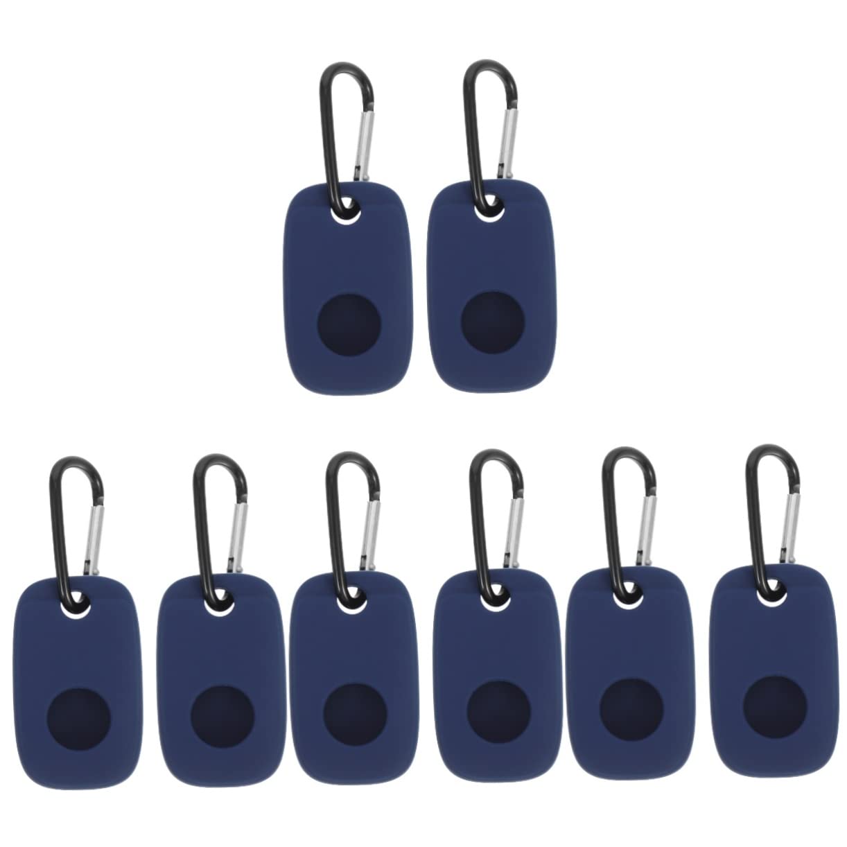 Gatuida 4 Set Portachiavi Tag Cover Silicone Tracciante Cover Protettiva Per Custodia Piccola 2 Pz * 4