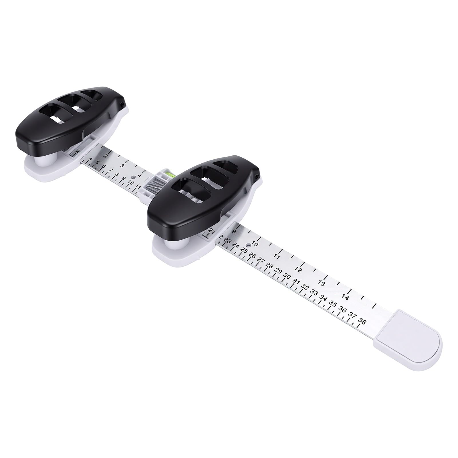 Alomejor Bilderaufhängung-Wasserwaage mit Nagelpositionsmarker, 5,3x18,7