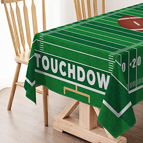 Hafangry American Football Field Tablecloth Game Time Touchdown Sport Themed Party Decoration Kitchen Dining Room Home Table Cover #TOP3