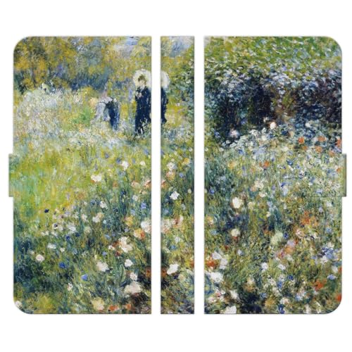 uCY 񂽂X}z4 Ή 蒠^ X}[gtHP[X Jo[ A402ZT Woman with a parasol in garden I[MXg m[ renoir G  m p    i iF i 