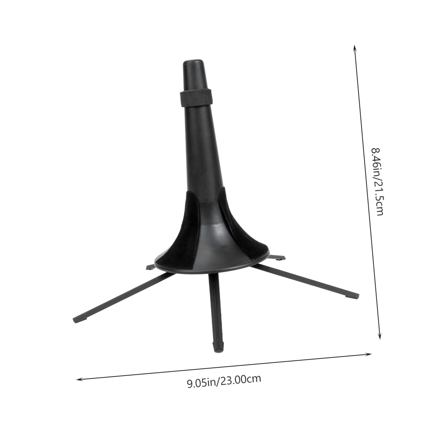 Totority Standard Trumpet Set Stand Sturdy Musical Instrument Rack for Display and Storage