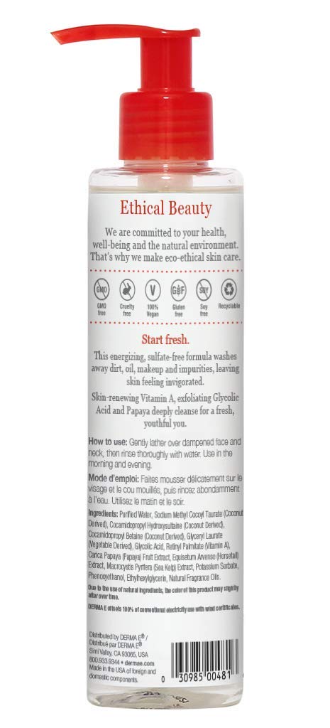 Derma-E Anti-Wrinkle Cleanser Unisex 6 oz