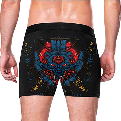 Ropa interior cómoda para diario bóxer hombre Vnurnrn lobo 3