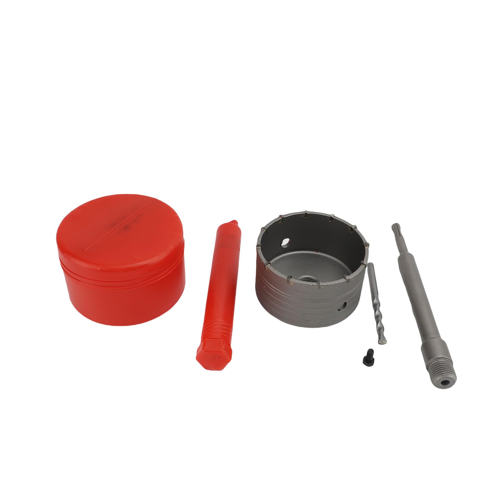 Kit di Punte per Seghe a Tazza per Calcestruzzo in Acciaio Al Tungsteno, Kit di Punte per Frese per Fori a Muro in Lega, di Denti Incisivi a 3 Scanalature con Taglio Affilato, Ideale per