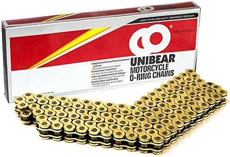 Unibear520 Drive Chain 106 Links O-Ring Gold, Double Strand, Alloy Steel, Powersports