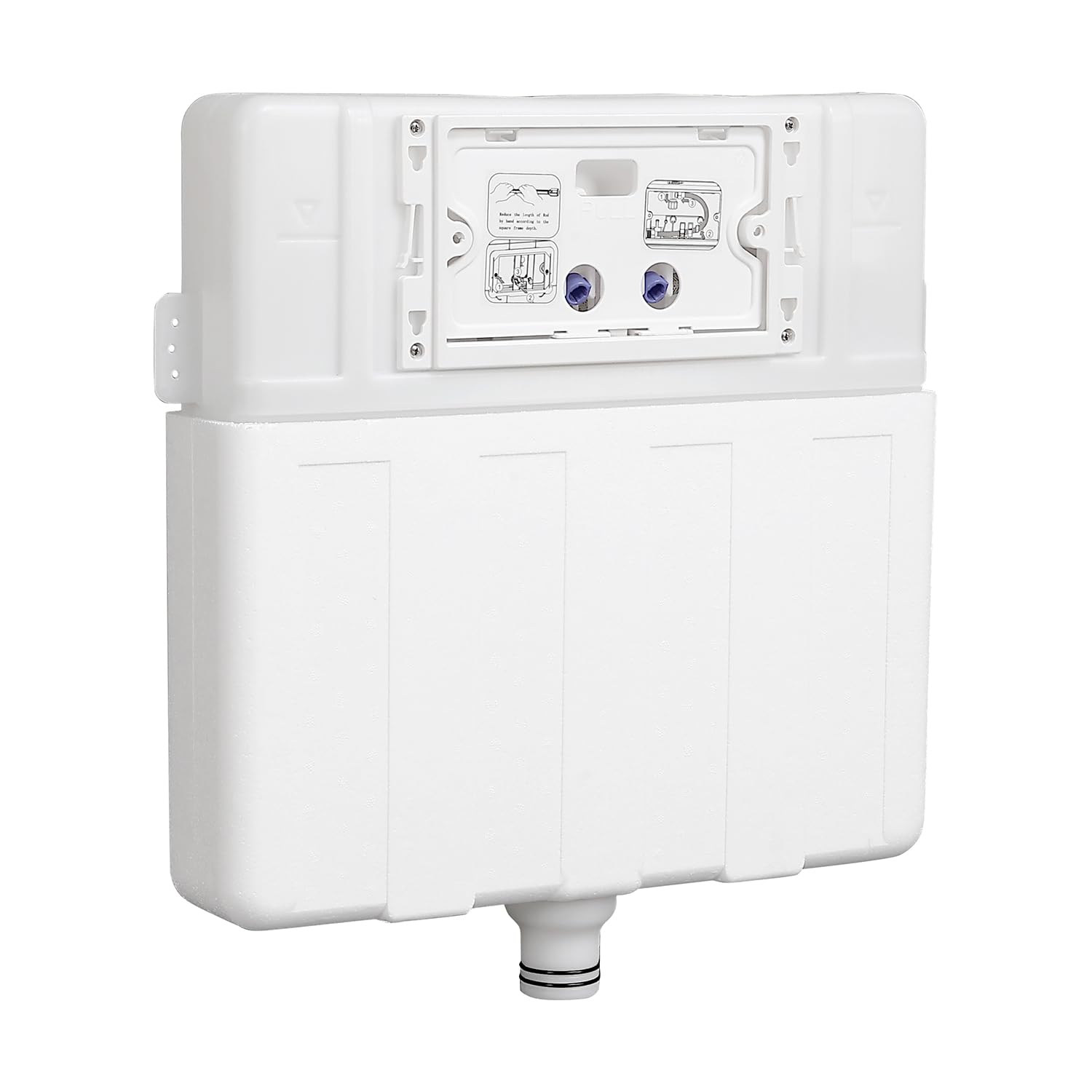 Hindware Concealed Cistern for Bathroom | Made of PVC | Concealo Neo (80mm) | Single Body Construction (B0CVRK299V) Amazon Price History, Amazon Price Tracker