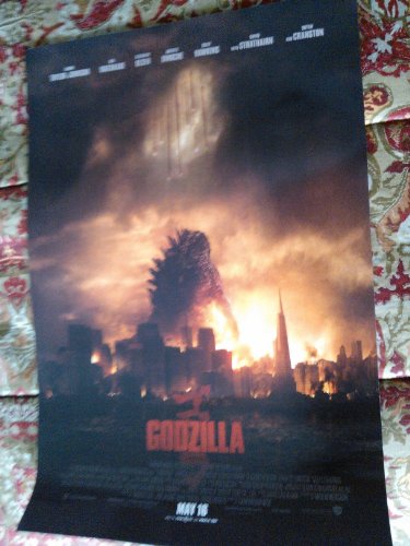 World Mall Group Godzilla (2014) 12X18 Movies Poster (Thick) - Aaron Taylor-Johnson, Elizabeth Olsen, Bryan Cranston