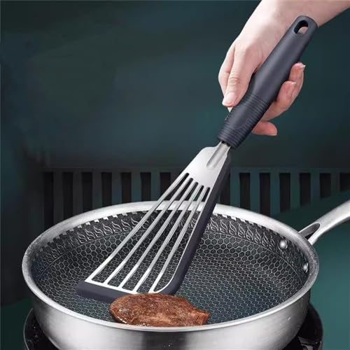 Espátula para pescado de silicona flexible e ideal para proteger sartenes 3