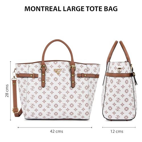 Image of Lavie Signature Women's LS Montreal Tote Bag for Women | Tote Handbag for Work | Ladies purse | Stylish Shoulder Bag | Gift for Women