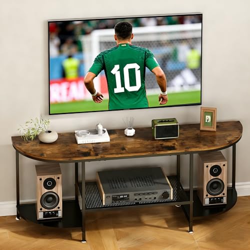 Reviews de Mesas para TV comprados en linea. 41 Uzelia Mueble para TV Moderno, Mesa para TV Grande de hasta 65 Pulgadas, Centro de Entretenimiento Retro Decoración, Soporte Estante de Telvision Minimalista, Mueble para Sala,...