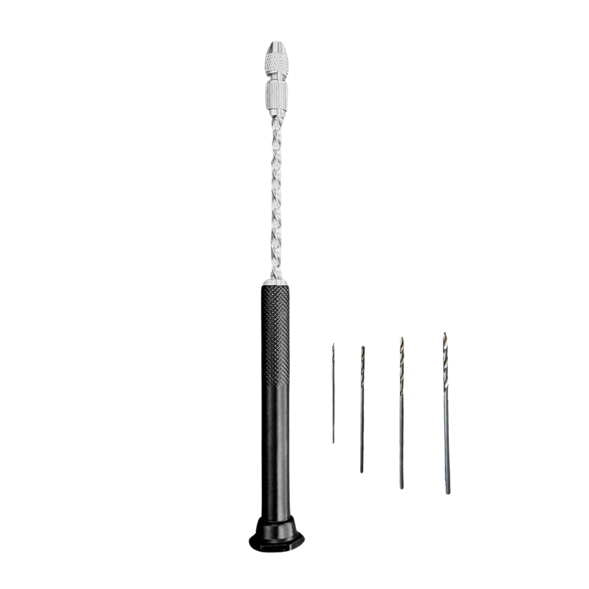 R H LIFESTYLE PCB Hand Drill with 4 Micro Drill Bits – Ideal for Epoxy Resin Art, Woodworking, DIY Crafts, Resin Keychains & Jewelry Making