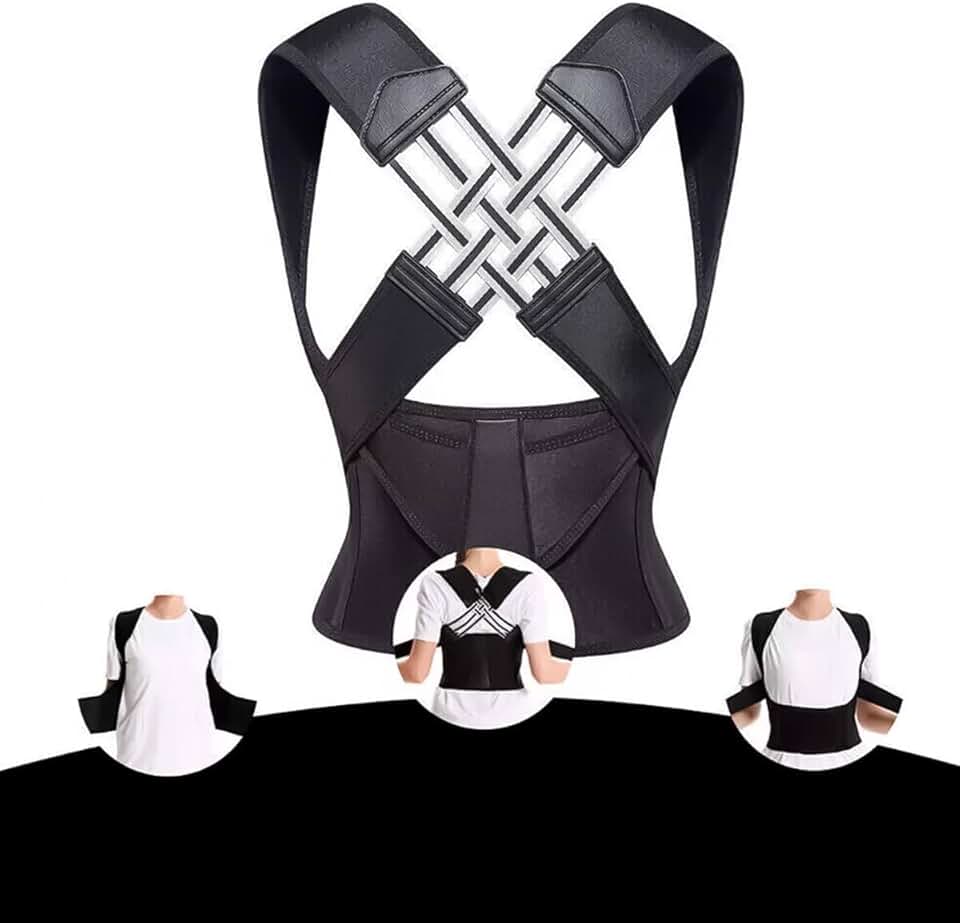 Cinta Colete Corretor Postural Para Corrigir Postura Coluna Lombar Feminino Masculino G Premium