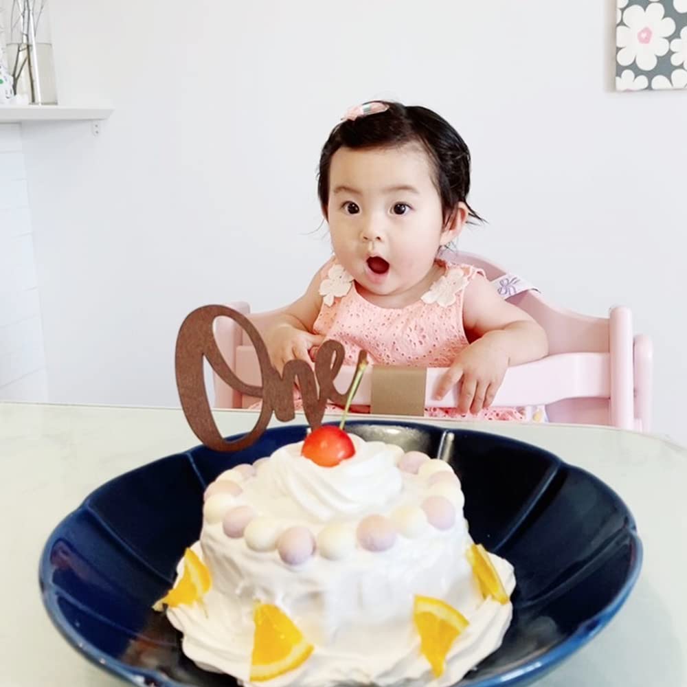 専用ページ　ケーキトッパー　ピック　ケーキタグ　ケーキ飾り　自宅フォト　一歳 楽天市場】木製 one ケーキ トッパー スマッシュ クレイ ピック