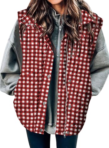 EVALESS Womens Fashion Cropped Puffer Vest Fall 2025 Lightweight Quilted