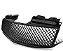 Spec-D Tuning Front Mesh Grill Hood Grille Glossy Black Compatible with Cadillac Cts/Cts V 2003-2007