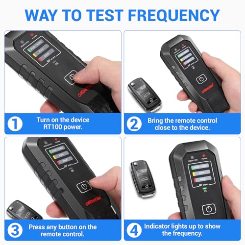 Image of RT100 IR Infrared Frequency Tester - 300-320MHz /433MHz /868MHz Signal Detection
