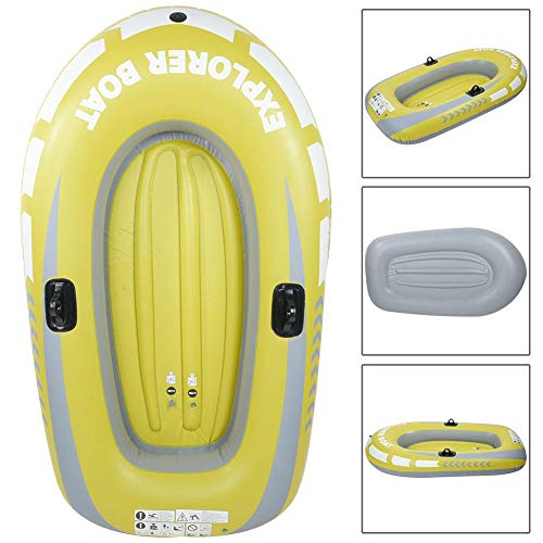image for GOTOTOP Inflatable Boat, 2-Person Inflatable Boat Set, PVC Inflatable 
