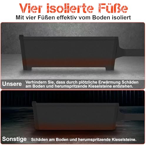 lormuzi 100 oz Gusseisen Barrenform mit Griff – Gussform für Schmelzen und Gießen von Edelmetallen wie Gold, Silber, Kupfer, Aluminium, Messing