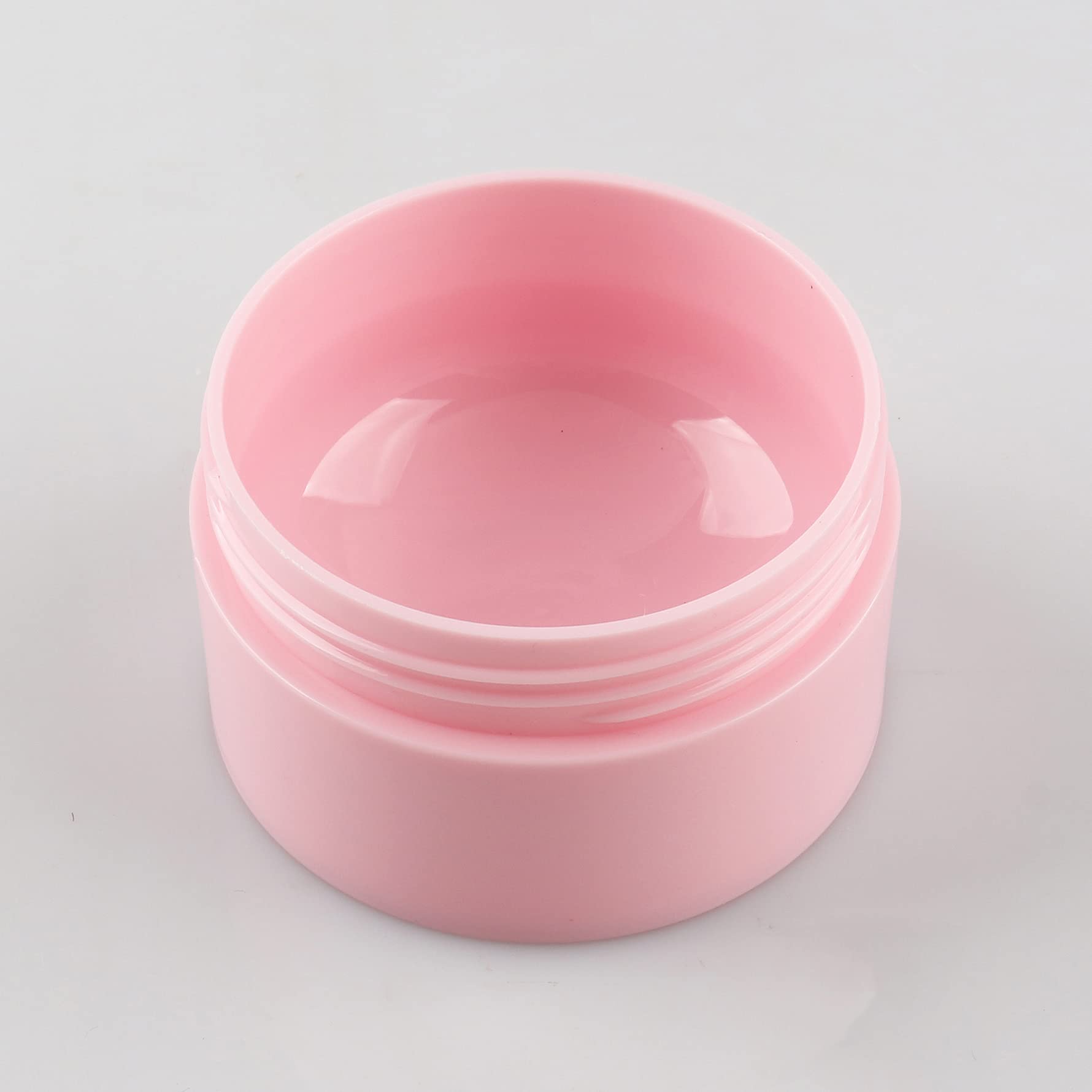 48 Pieza Rosa Mate Tarro de Cosmética de Plástico 50 g Envases Cosmética Plástico 50 ml con Tapa Botella de Crema Tanque para Productos Cosméticos Cremas Ungüento con 6x Espátulas