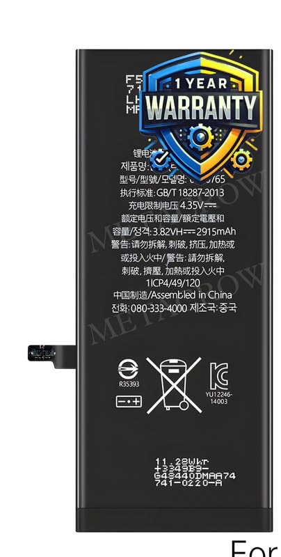 Image of Original Battery Compatible for iPhone 6 Plus (A1522, A1524) - (2915mAh) - 1 Year Warranty
