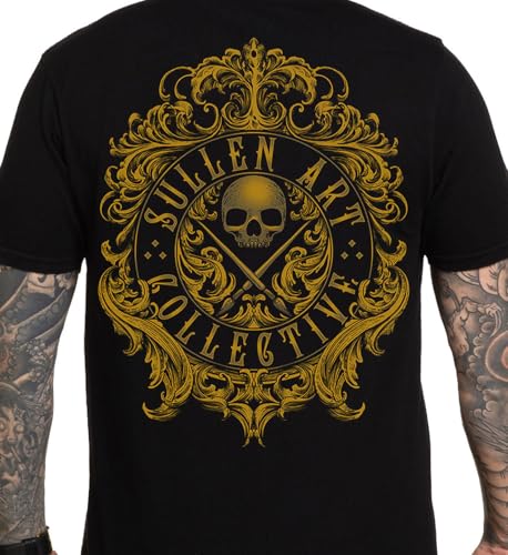 Sullen Men's Filigree Badge Tattoo Lifestyle Graphic Premium Short Sleeve Tee3
