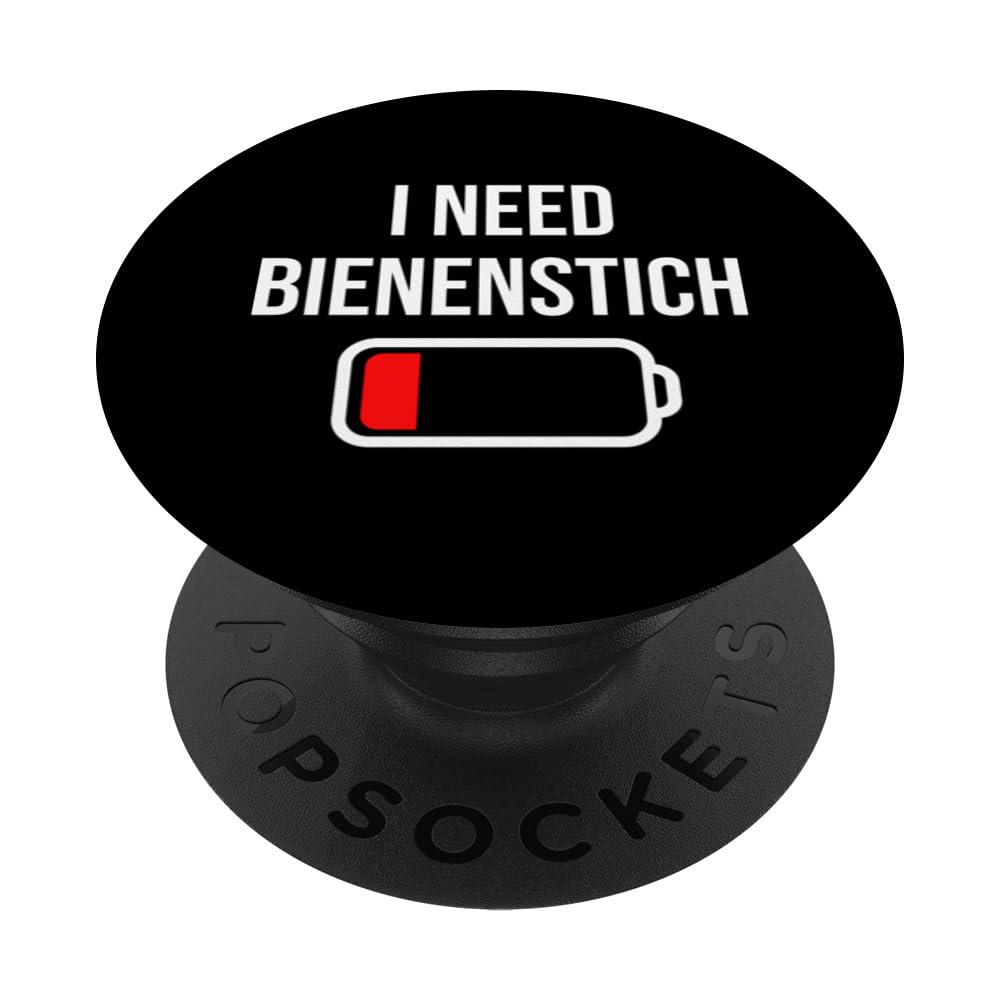 I Need Bienenstich - Eat Baking Funny Food Bienenstich PopSockets Swappable PopGrip