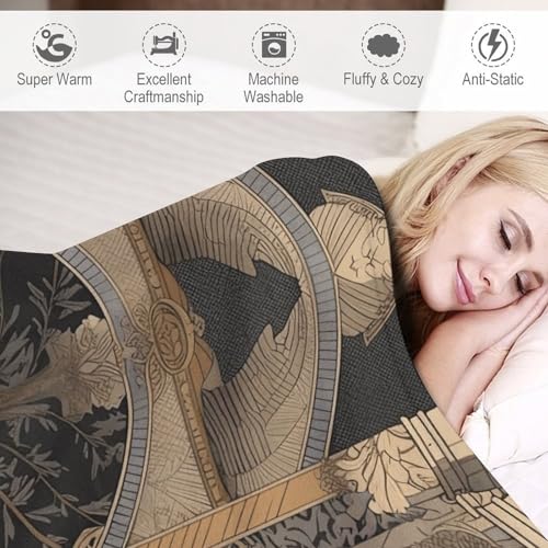 Couverture micro polaire oiseaux le cadeau idéal doux et réconfortant