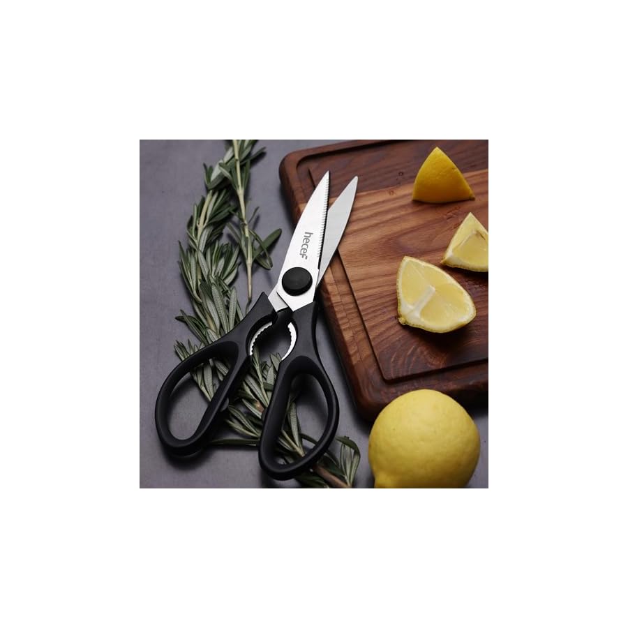 hecef-Kitchen-Knife-Set-with-Patented-Handle-15-Pieces-High-Carbon-Stainless-Steel-Chef-Knives-Set-with-Wooden-Block-Steak-Knives-Scissors-Sharpening-Steel hecef Kitchen Knife Set with Patented Handle, 15 Pieces High Carbon Stainless Steel Chef Knives Set with Wooden Block, Steak Knives, Scissors, Sharpening Steel