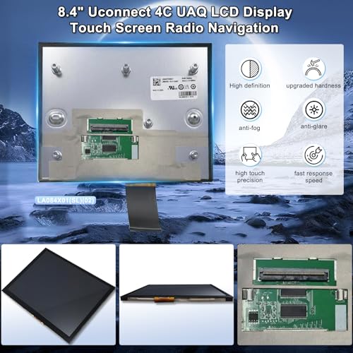 Repuesto Pantalla Táctil LCD Uconnect 8.4" Dodge Ram 2017-2022 miniatura 5