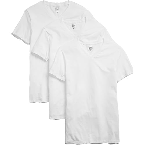GAP Mens 3-Pack V-Neck Tee T-Shirt