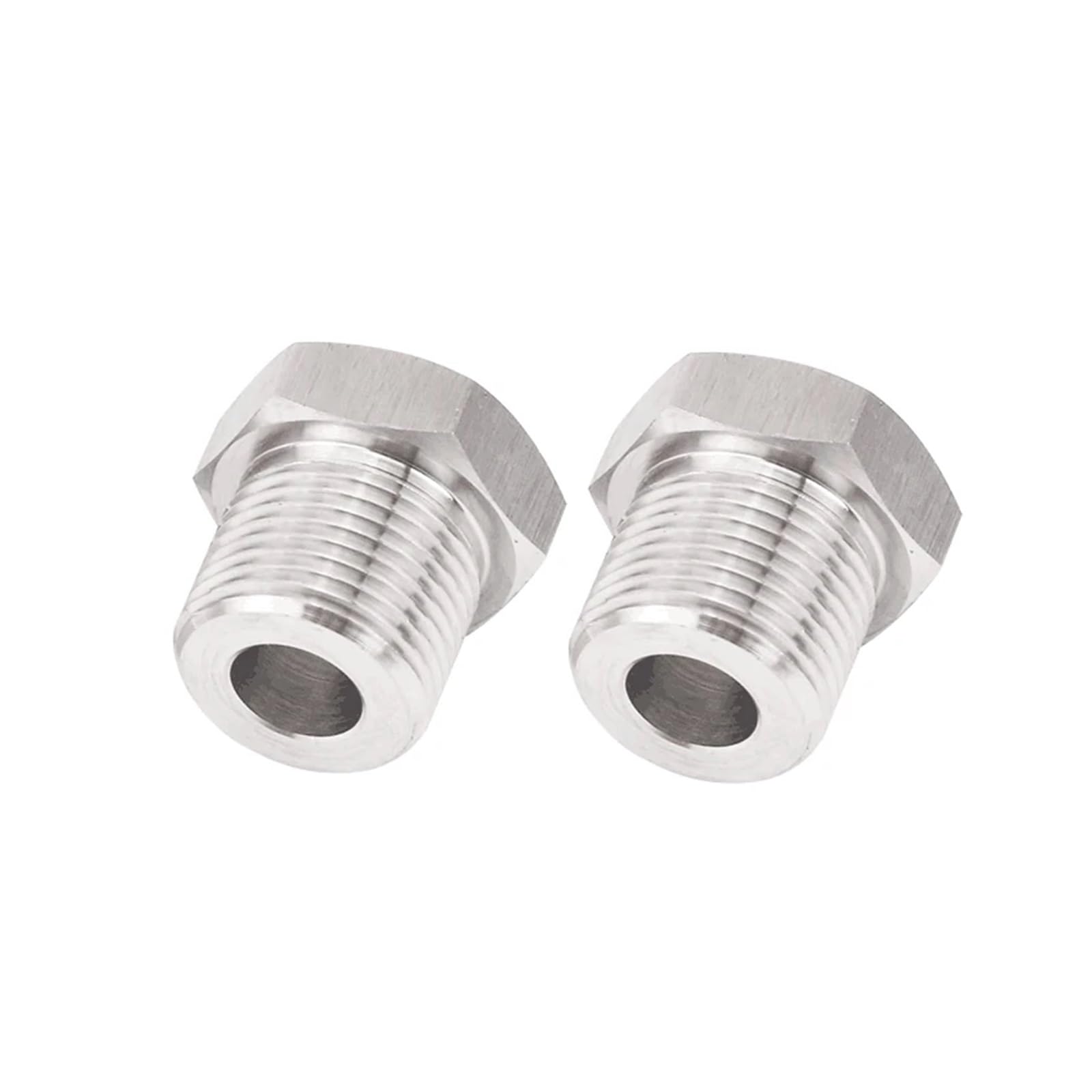 Adaptadores de conexión de tuberías 1 Pieza de Casquillo Reductor for tubería de Acero Inoxidable 304, Rosca Macho a Hembra métrica BSP de 1/8", 1/4", 3/8", 1/2", 3/4", M8, M10, M14, M16, M18