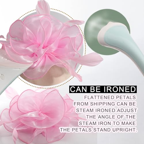 Image of DRESHOW Fascinators Hat Tea Party Headwear Ribbons Feathers on a Headband and a Clip for Women