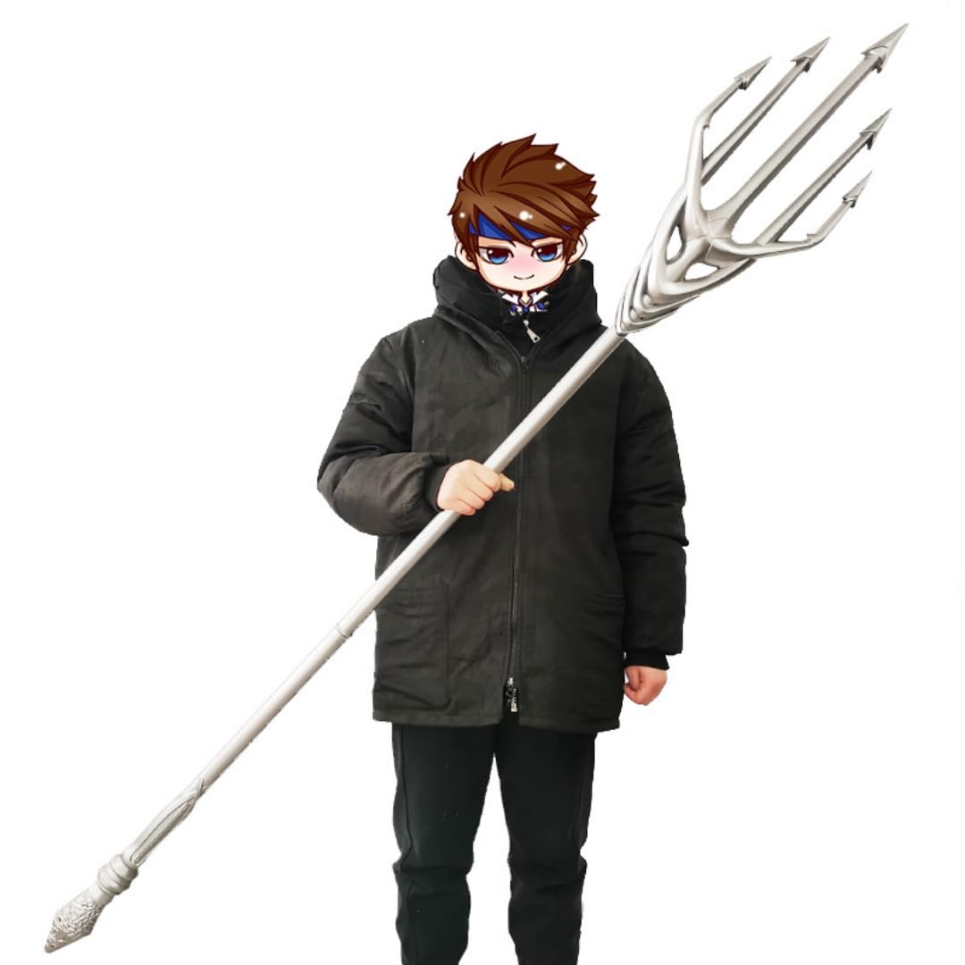 damdos Spada per Halloween e cosplay King Five Sword, 182,9 cm, color argento, per cosplay e feste di compleanno