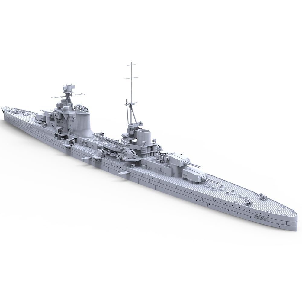 MRY-SFW SSC700755-A 1/700 zestaw do budowy modelu wojskowego Włochy Klasa Trento ciężki krążownik RN Bolzano, 1937 linia wodna