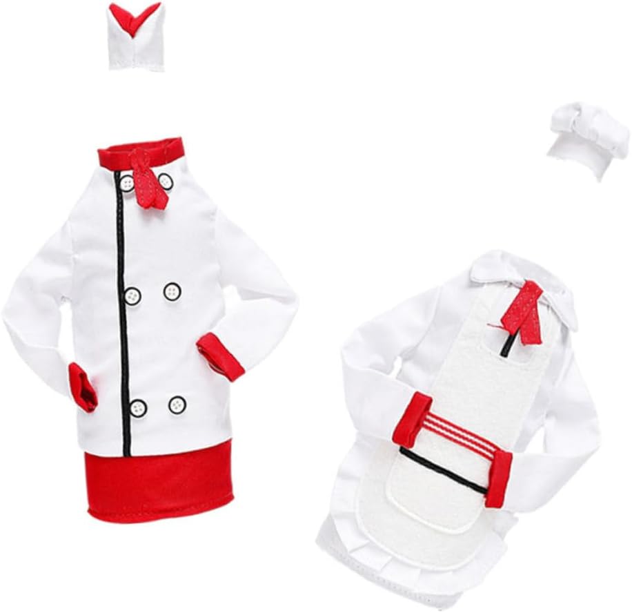 Christmas Wine Bottle Decor Accessory Bottle Cover 2 Sets Cloth