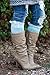 The Original Button Boot Socks with Lace Trim Boutique Socks by Modern Boho Aqua One Size